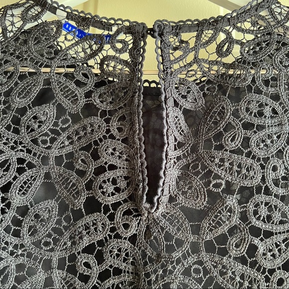 Rebecca Minkoff Black Lace Jade Top L NWT - Picture 9 of 14